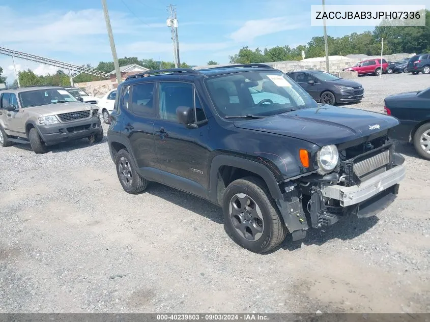 2018 Jeep Renegade Sport 4X4 VIN: ZACCJBAB3JPH07336 Lot: 40239803