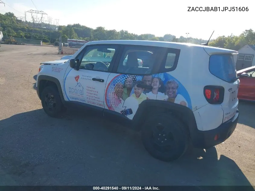 ZACCJBAB1JPJ51606 2018 Jeep Renegade Sport