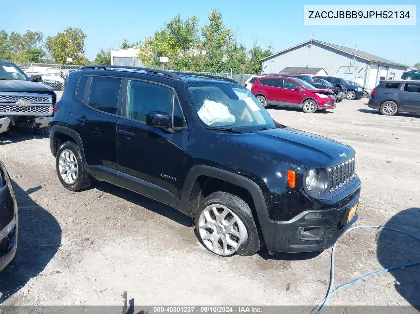 2018 Jeep Renegade Latitude VIN: ZACCJBBB9JPH52134 Lot: 40301237