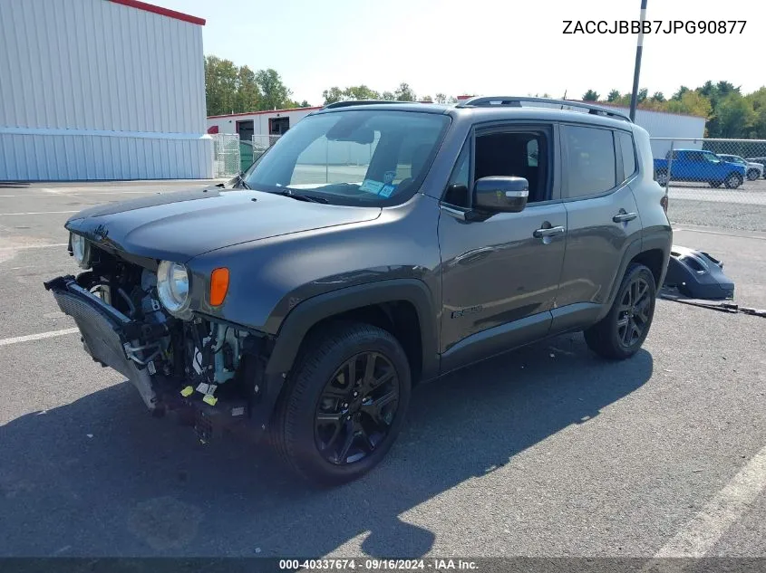 2018 Jeep Renegade Altitude 4X4 VIN: ZACCJBBB7JPG90877 Lot: 40337674