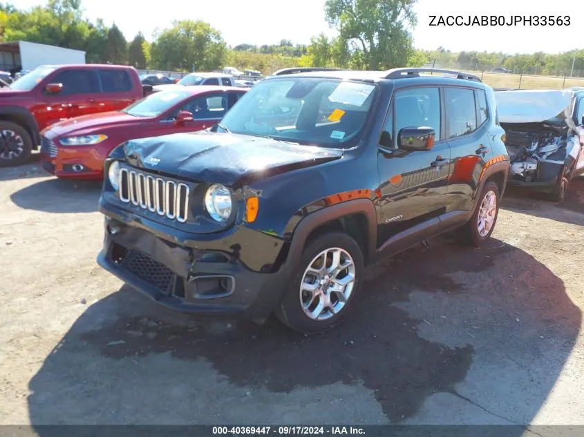 ZACCJABB0JPH33563 2018 Jeep Renegade Latitude Fwd