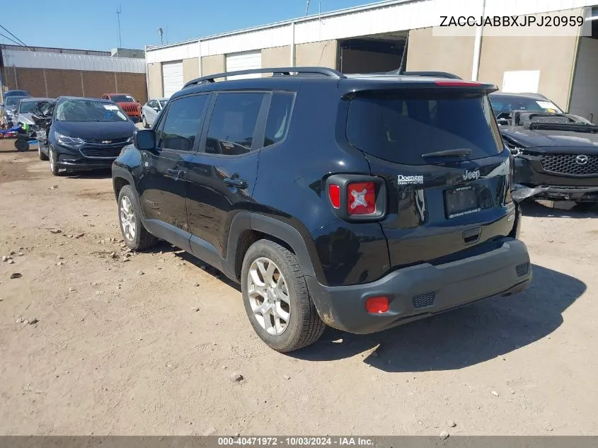 ZACCJABBXJPJ20959 2018 Jeep Renegade Latitude Fwd