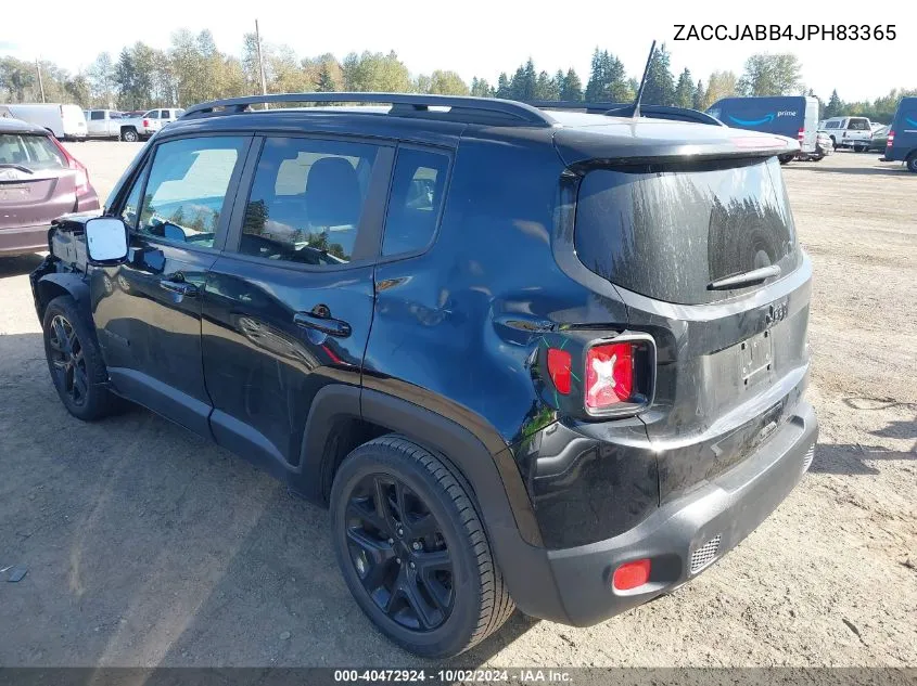 ZACCJABB4JPH83365 2018 Jeep Renegade Altitude Fwd