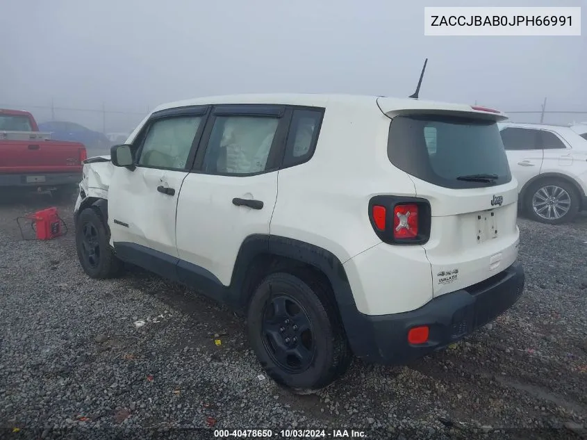 ZACCJBAB0JPH66991 2018 Jeep Renegade Sport 4X4