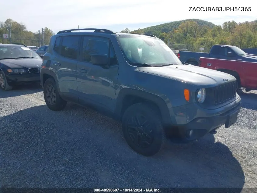 2018 Jeep Renegade Sport VIN: ZACCJBAB3JPH54365 Lot: 40590607