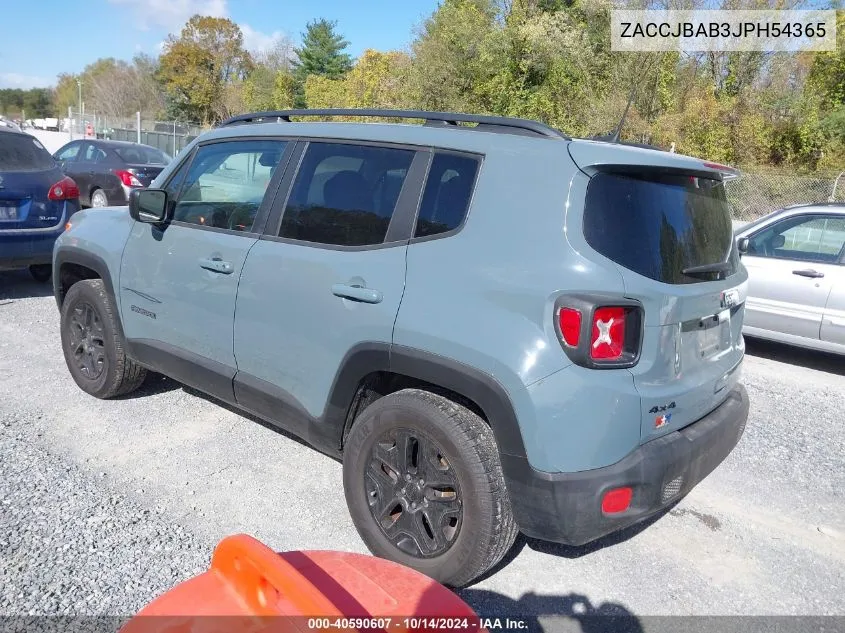 2018 Jeep Renegade Sport VIN: ZACCJBAB3JPH54365 Lot: 40590607