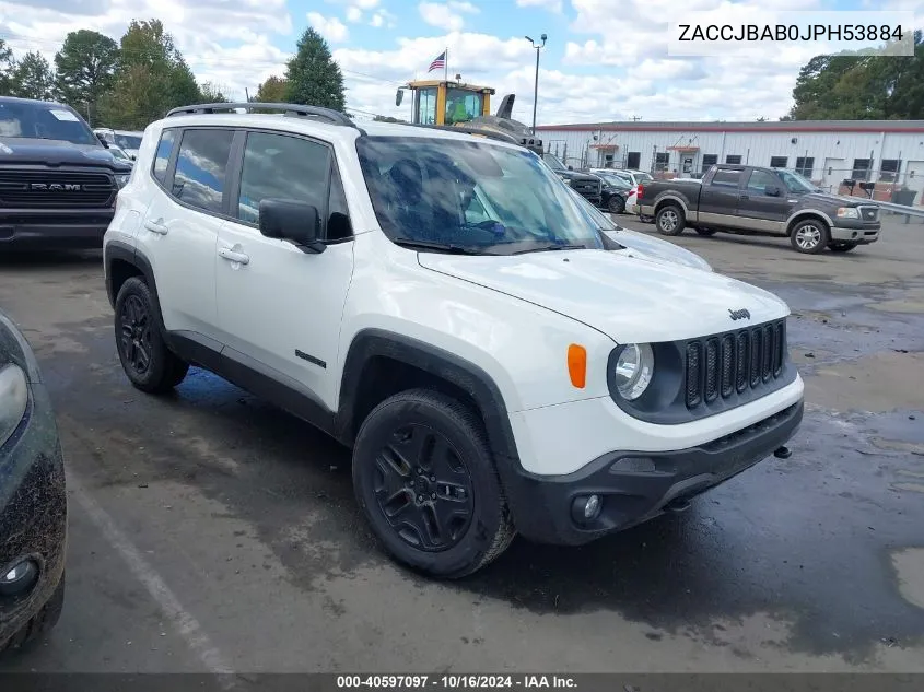 2018 Jeep Renegade Upland Edition 4X4 VIN: ZACCJBAB0JPH53884 Lot: 40597097