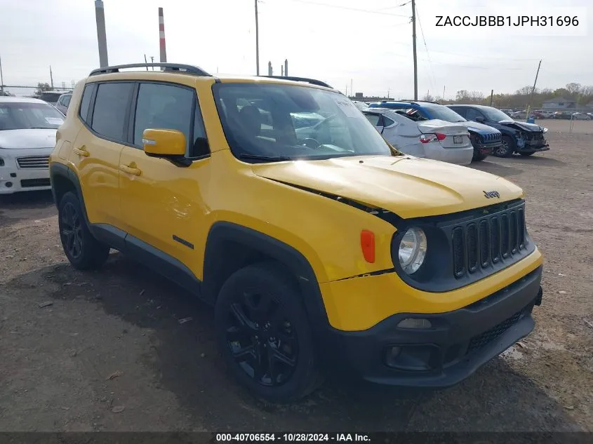 2018 Jeep Renegade Altitude 4X4 VIN: ZACCJBBB1JPH31696 Lot: 40706554