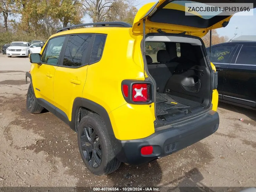 2018 Jeep Renegade Altitude 4X4 VIN: ZACCJBBB1JPH31696 Lot: 40706554