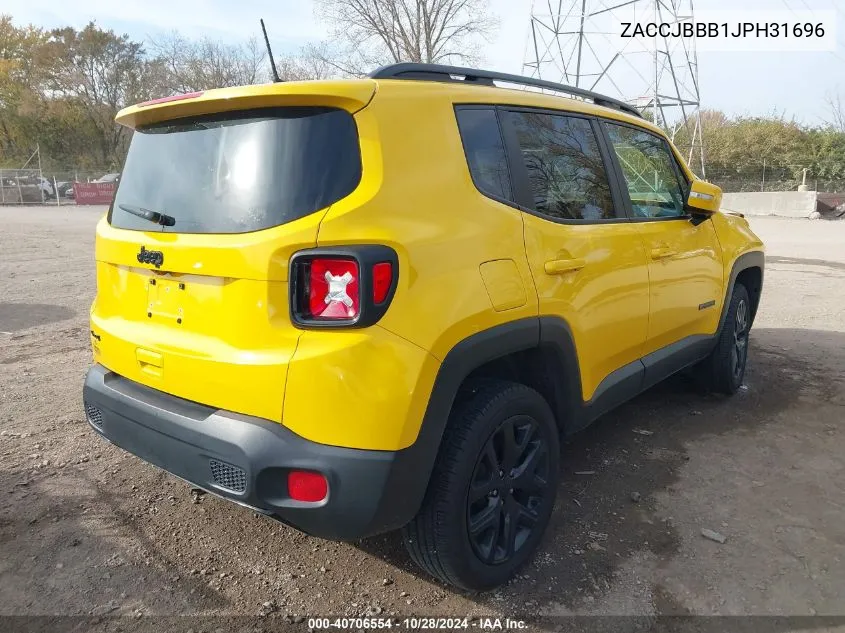 2018 Jeep Renegade Altitude 4X4 VIN: ZACCJBBB1JPH31696 Lot: 40706554