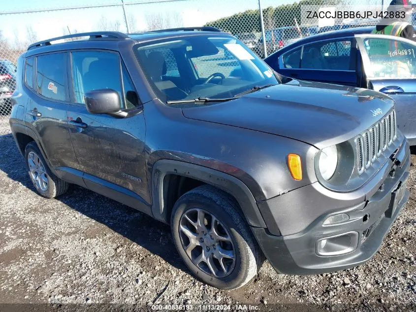 ZACCJBBB6JPJ42883 2018 Jeep Renegade Latitude 4X4