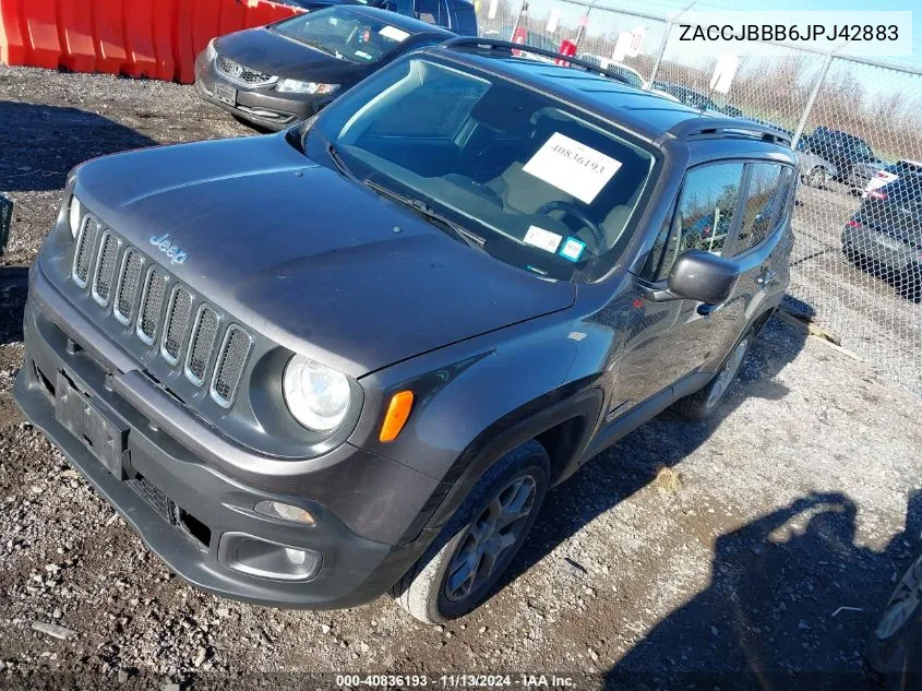 ZACCJBBB6JPJ42883 2018 Jeep Renegade Latitude 4X4