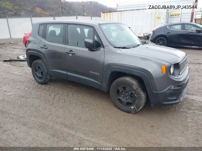 2018 Jeep Renegade Sport 4X4 VIN: ZACCJBAB9JPJ43544 Lot: 40879406