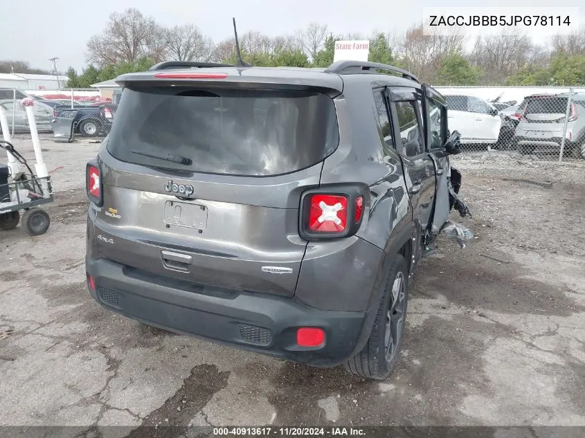 ZACCJBBB5JPG78114 2018 Jeep Renegade Latitude 4X4