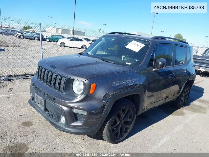 2019 Jeep Renegade Altitude 4X4 VIN: ZACNJBBB1KPJ85733 Lot: 39454634