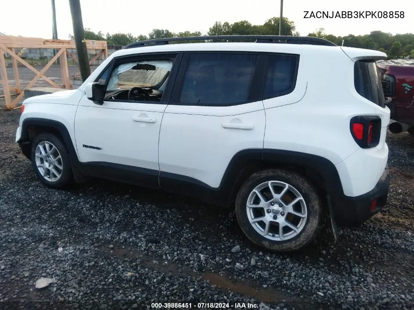 ZACNJABB3KPK08858 2019 Jeep Renegade Latitude Fwd