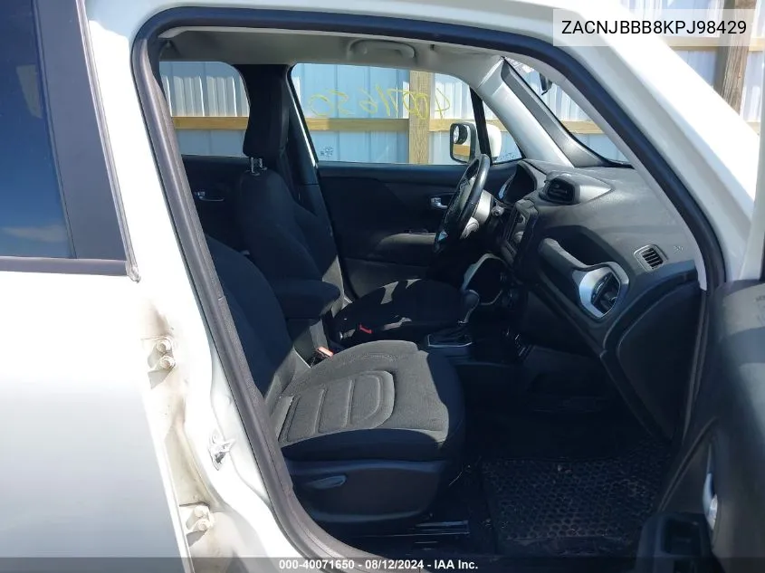 ZACNJBBB8KPJ98429 2019 Jeep Renegade Latitude 4X4