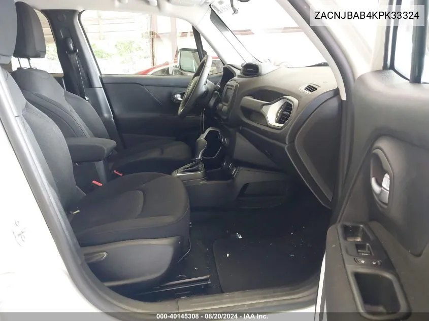 ZACNJBAB4KPK33324 2019 Jeep Renegade Sport