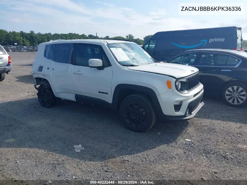 2019 Jeep Renegade Altitude 4X4 VIN: ZACNJBBB6KPK36336 Lot: 40232448