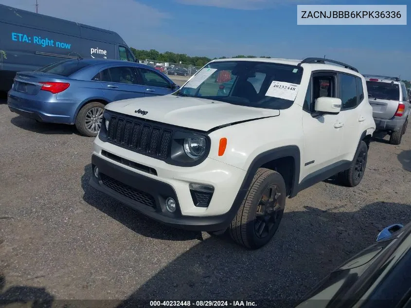 2019 Jeep Renegade Altitude 4X4 VIN: ZACNJBBB6KPK36336 Lot: 40232448