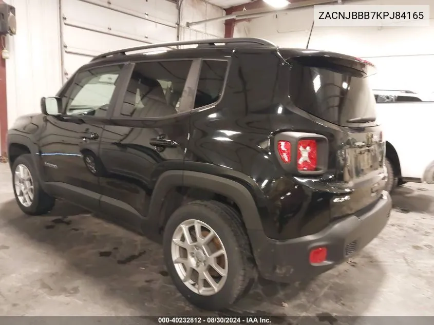 2019 Jeep Renegade Latitude 4X4 VIN: ZACNJBBB7KPJ84165 Lot: 40232812