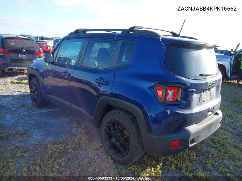 ZACNJABB4KPK16662 2019 Jeep Renegade Latitude