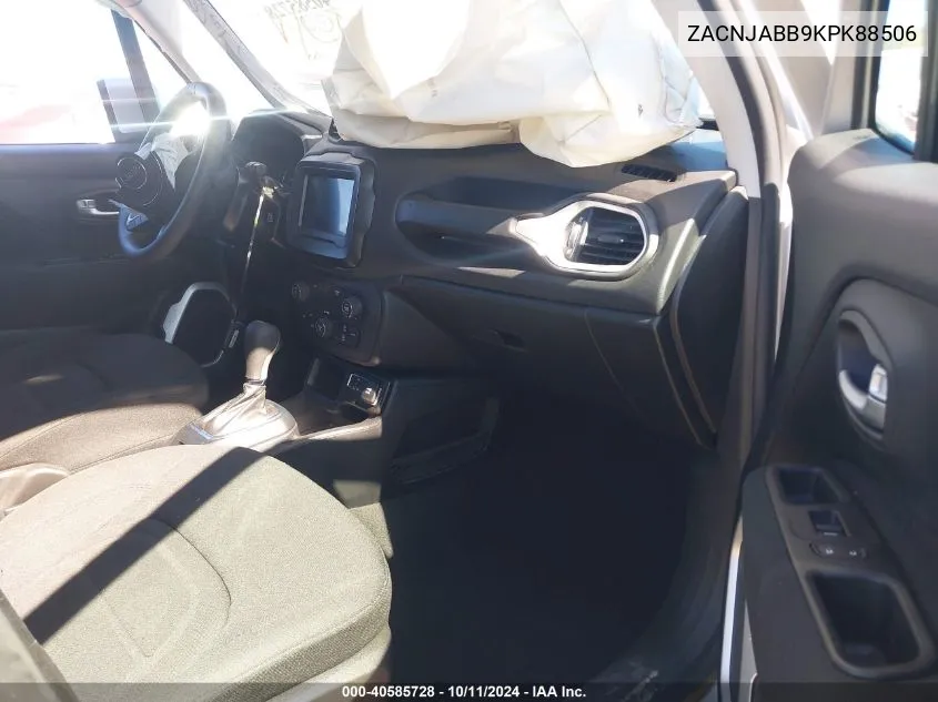 ZACNJABB9KPK88506 2019 Jeep Renegade Latitude Fwd