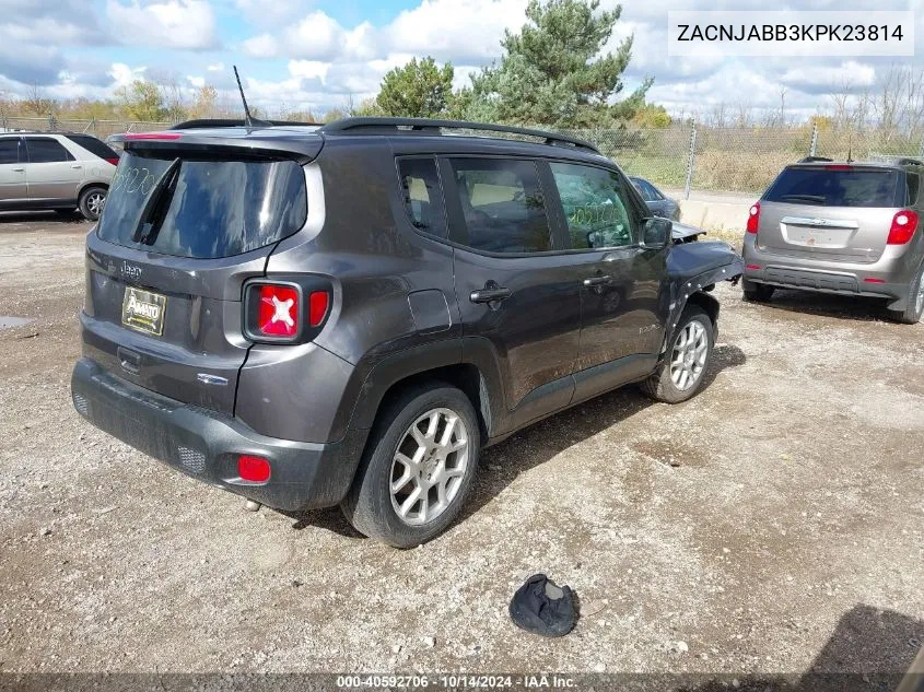 ZACNJABB3KPK23814 2019 Jeep Renegade Latitude Fwd