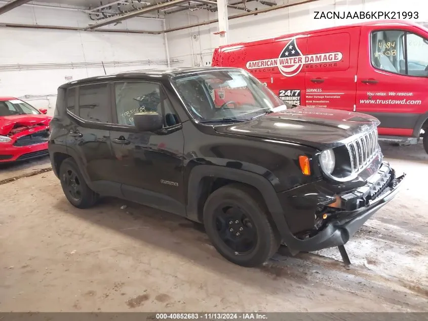 ZACNJAAB6KPK21993 2019 Jeep Renegade Sport Fwd