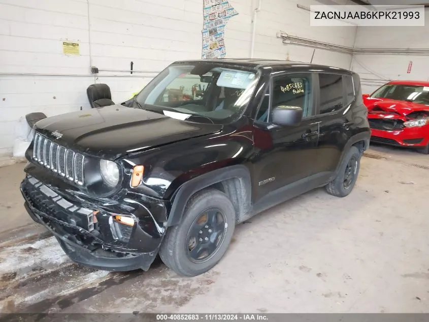 ZACNJAAB6KPK21993 2019 Jeep Renegade Sport Fwd