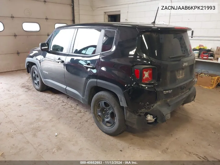 ZACNJAAB6KPK21993 2019 Jeep Renegade Sport Fwd