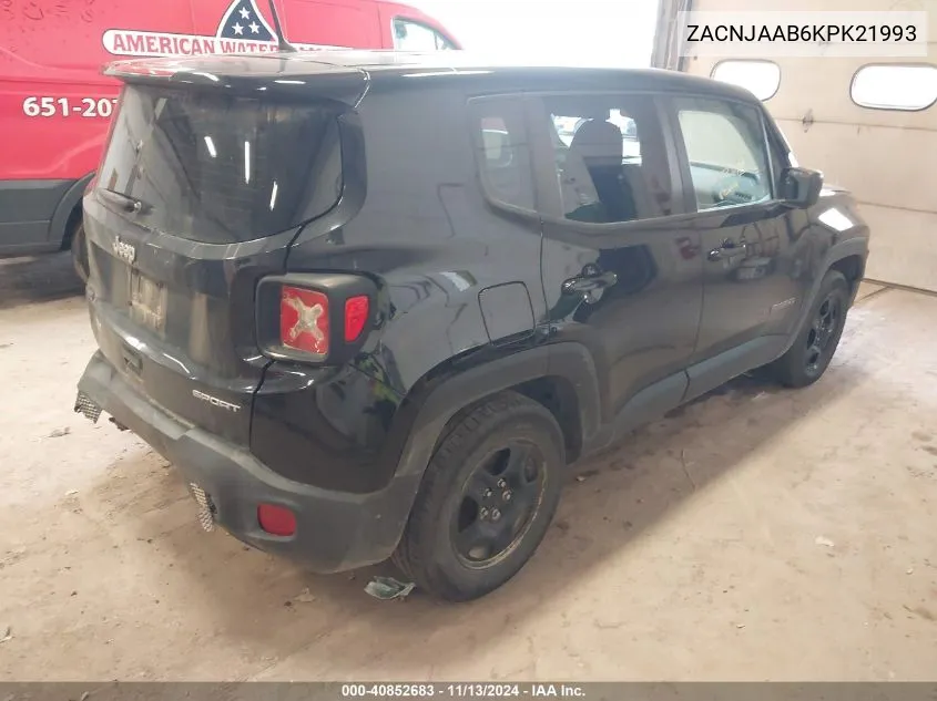 ZACNJAAB6KPK21993 2019 Jeep Renegade Sport Fwd