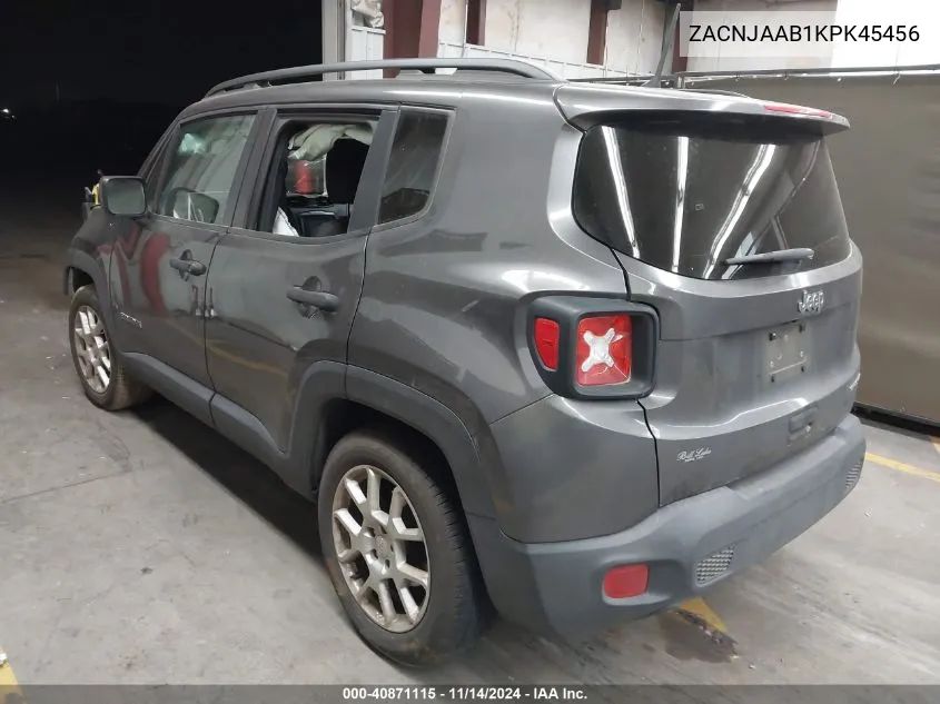 2019 Jeep Renegade Sport Fwd VIN: ZACNJAAB1KPK45456 Lot: 40871115