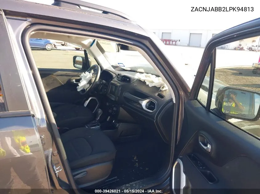 2020 Jeep Renegade Latitude Fwd VIN: ZACNJABB2LPK94813 Lot: 39426021