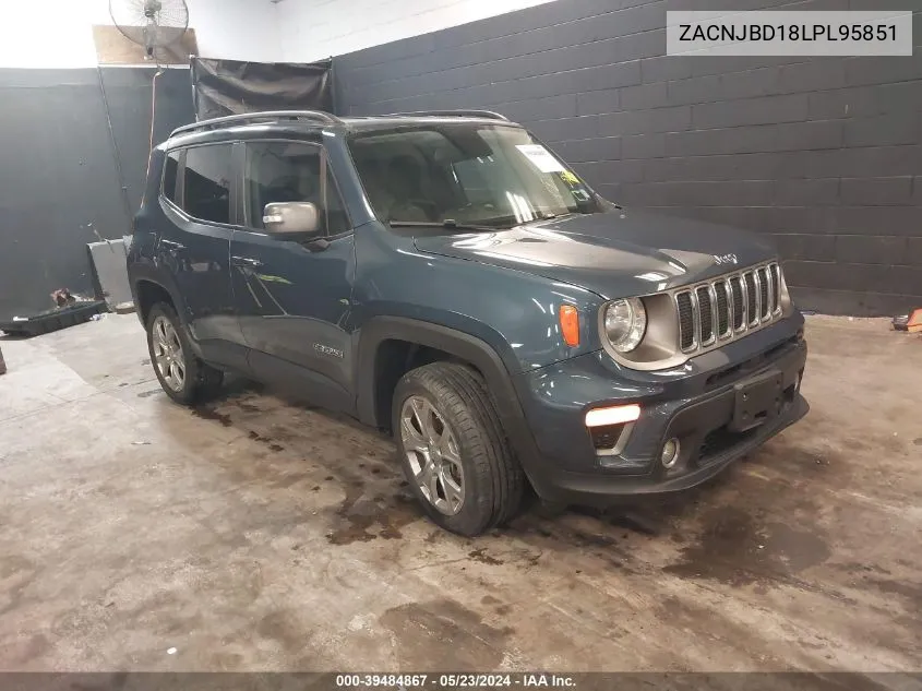 ZACNJBD18LPL95851 2020 Jeep Renegade Limited 4X4