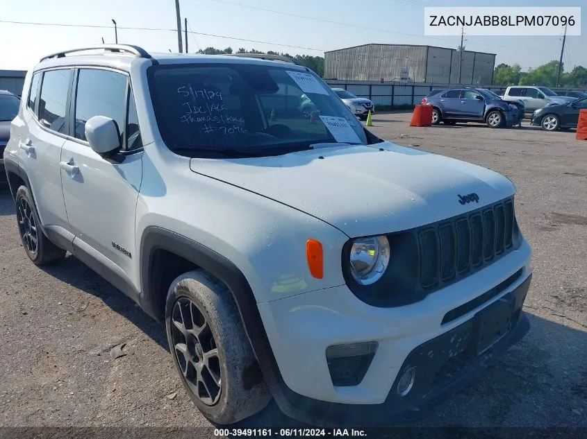 ZACNJABB8LPM07096 2020 Jeep Renegade Altitude Fwd