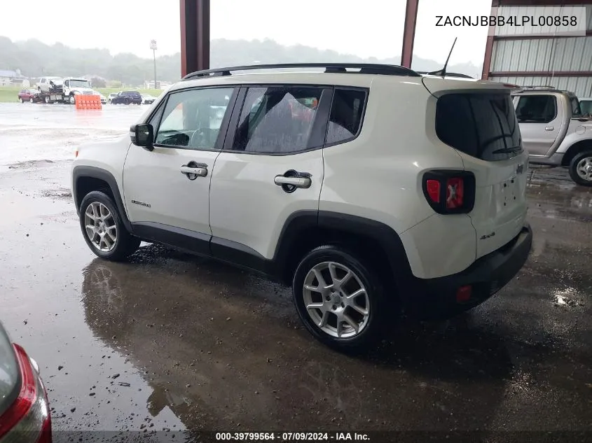 ZACNJBBB4LPL00858 2020 Jeep Renegade Latitude 4X4