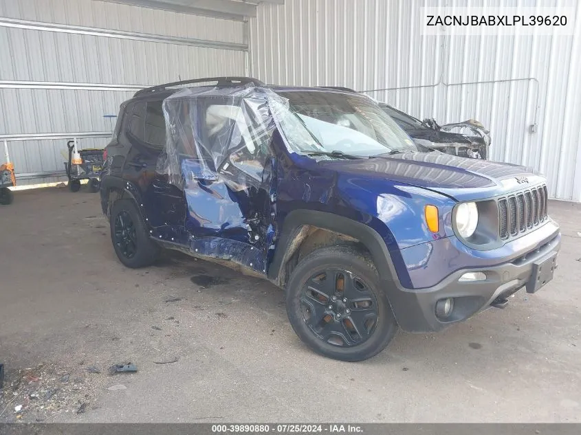 2020 Jeep Renegade Upland 4X4 VIN: ZACNJBABXLPL39620 Lot: 39890880