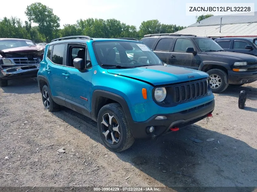 2020 Jeep Renegade Trailhawk 4X4 VIN: ZACNJBC12LPL32228 Lot: 39904229