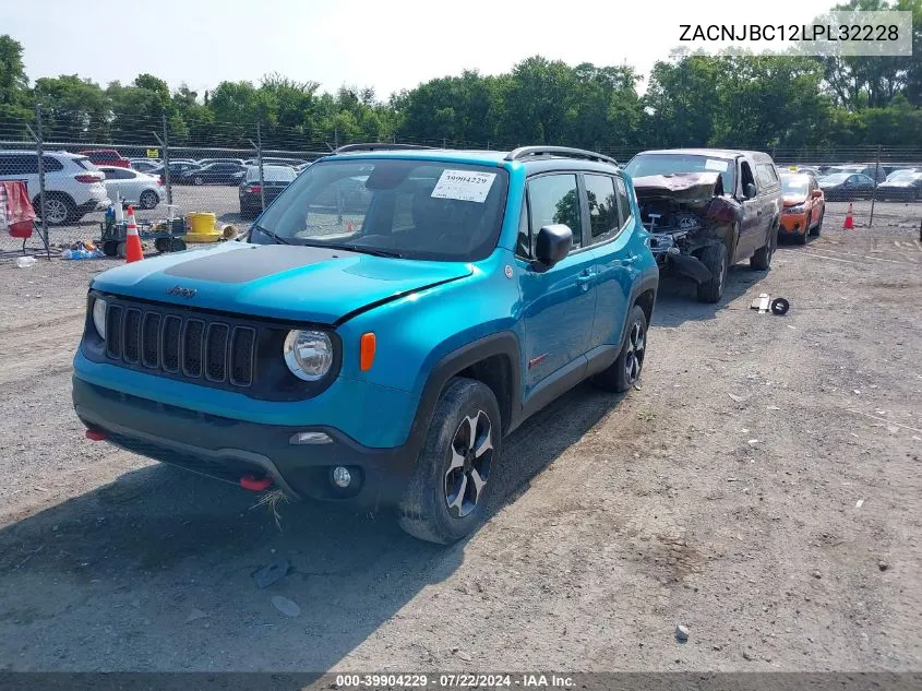 ZACNJBC12LPL32228 2020 Jeep Renegade Trailhawk 4X4