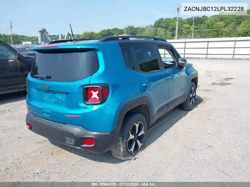 ZACNJBC12LPL32228 2020 Jeep Renegade Trailhawk 4X4