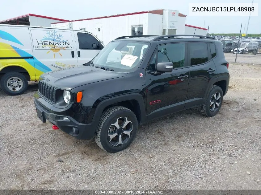 ZACNJBC15LPL48908 2020 Jeep Renegade Trailhawk 4X4