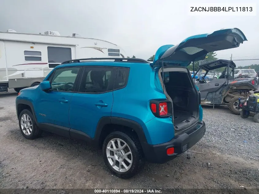 2020 Jeep Renegade Latitude 4X4 VIN: ZACNJBBB4LPL11813 Lot: 40110894