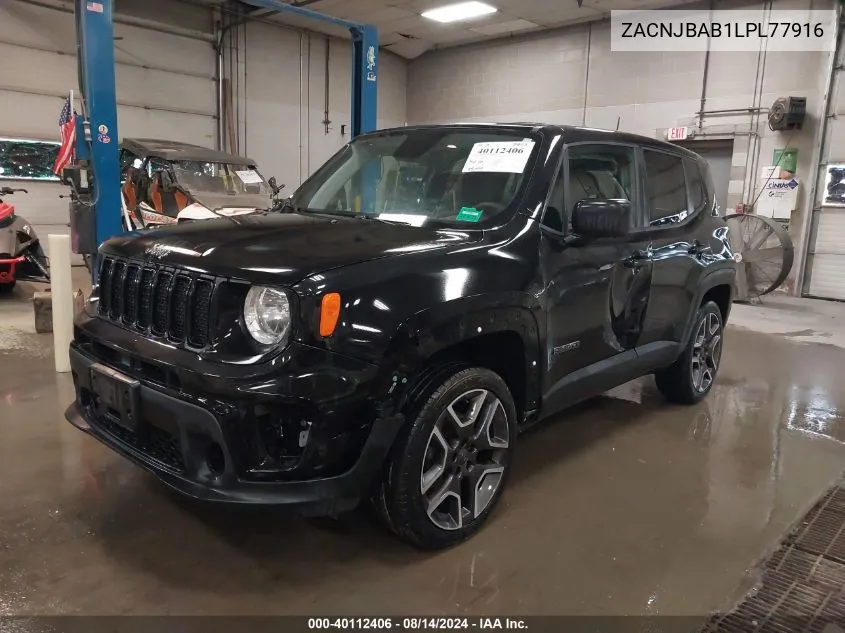 ZACNJBAB1LPL77916 2020 Jeep Renegade Jeepster 4X4