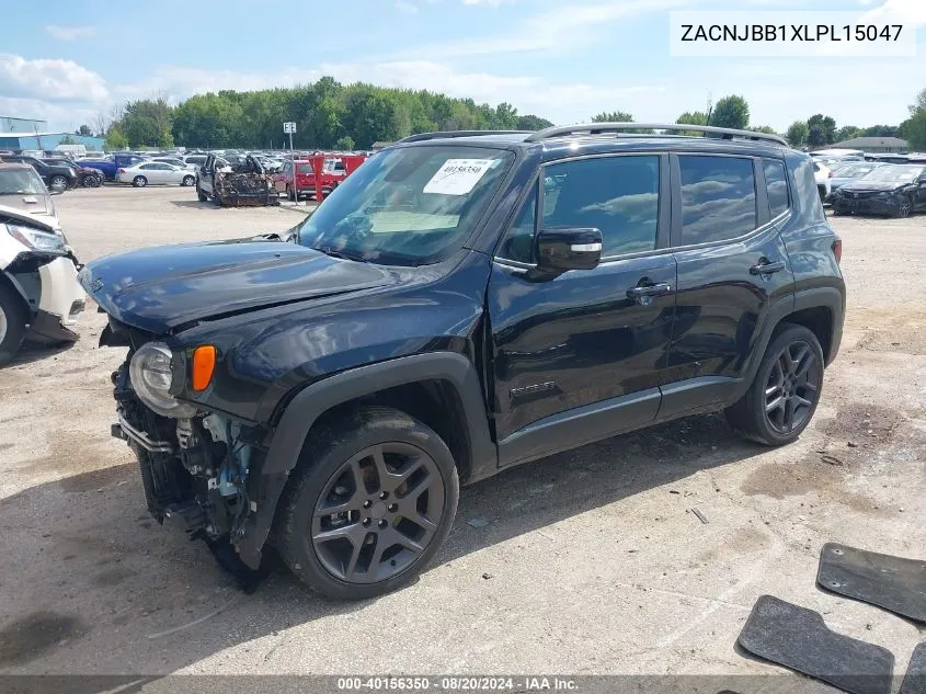 2020 Jeep Renegade High Altitude 4X4 VIN: ZACNJBB1XLPL15047 Lot: 40156350