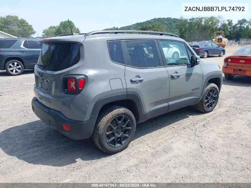 ZACNJBBB7LPL74792 2020 Jeep Renegade Altitude 4X4