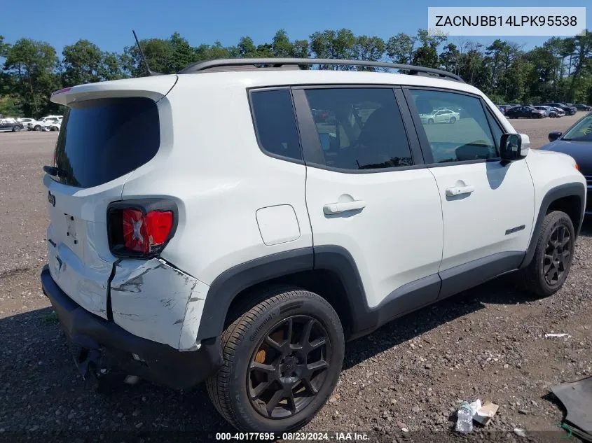 ZACNJBB14LPK95538 2020 Jeep Renegade Altitude 4X4