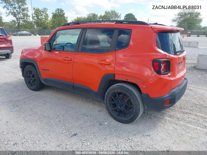 ZACNJABB4LPL88031 2020 Jeep Renegade Altitude Fwd