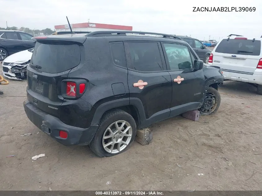 2020 Jeep Renegade Sport Fwd VIN: ZACNJAAB2LPL39069 Lot: 40313972