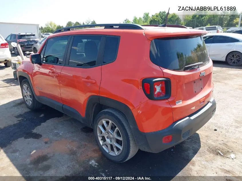 ZACNJABB9LPL61889 2020 Jeep Renegade Latitude